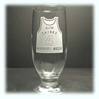 バスケット記念品のビールグラス